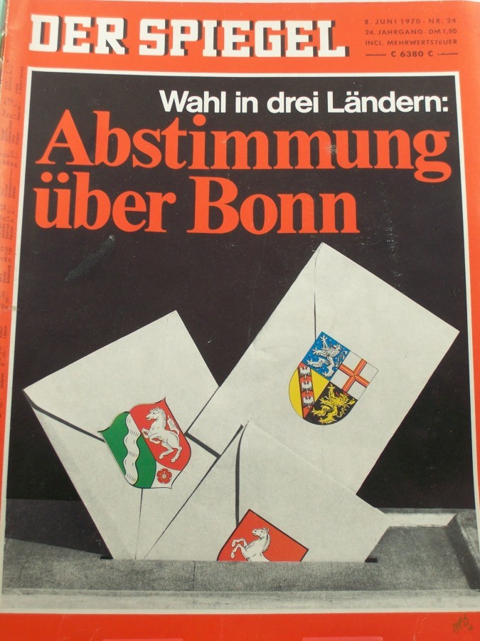 Artikelbild 1 des Artikels “24/1970, Wahl in drei Ländern, Abstimmung über Bonn “