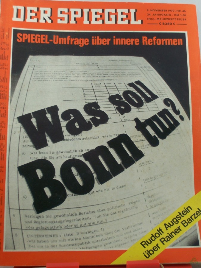Artikelbild 1 des Artikels “46/1970, Was soll Bonn tun “