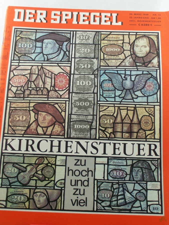 Artikelbild 1 des Artikels “13/1969, Kirchensteuer “