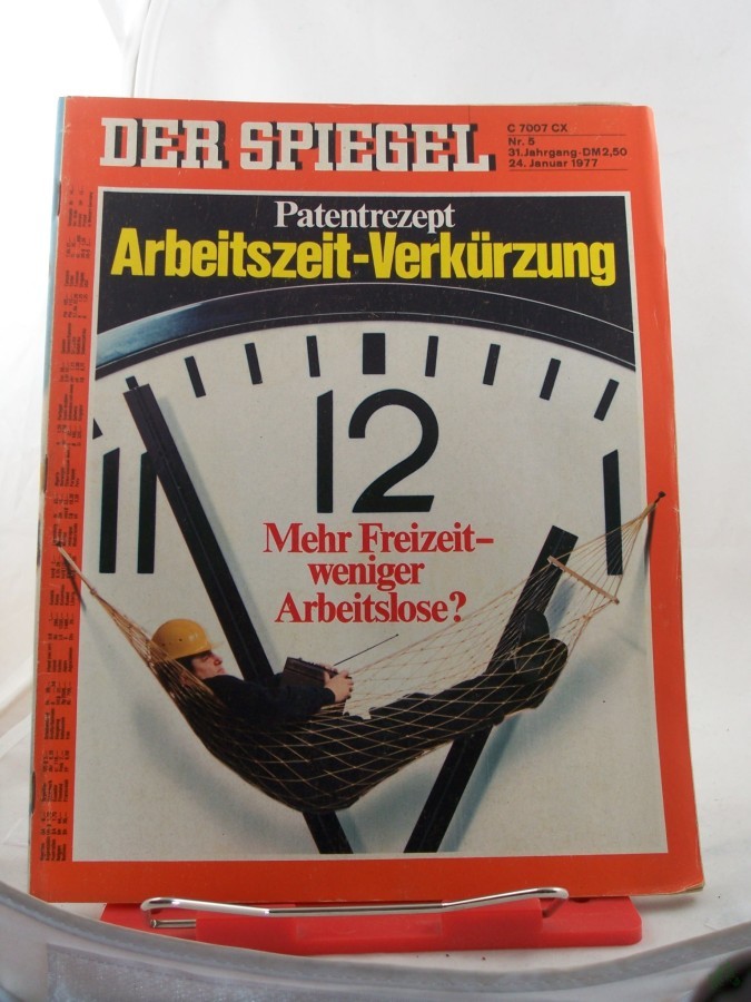 Artikelbild 1 des Artikels “5/1977, Patentrezept Arbeitszeitverkürzung “