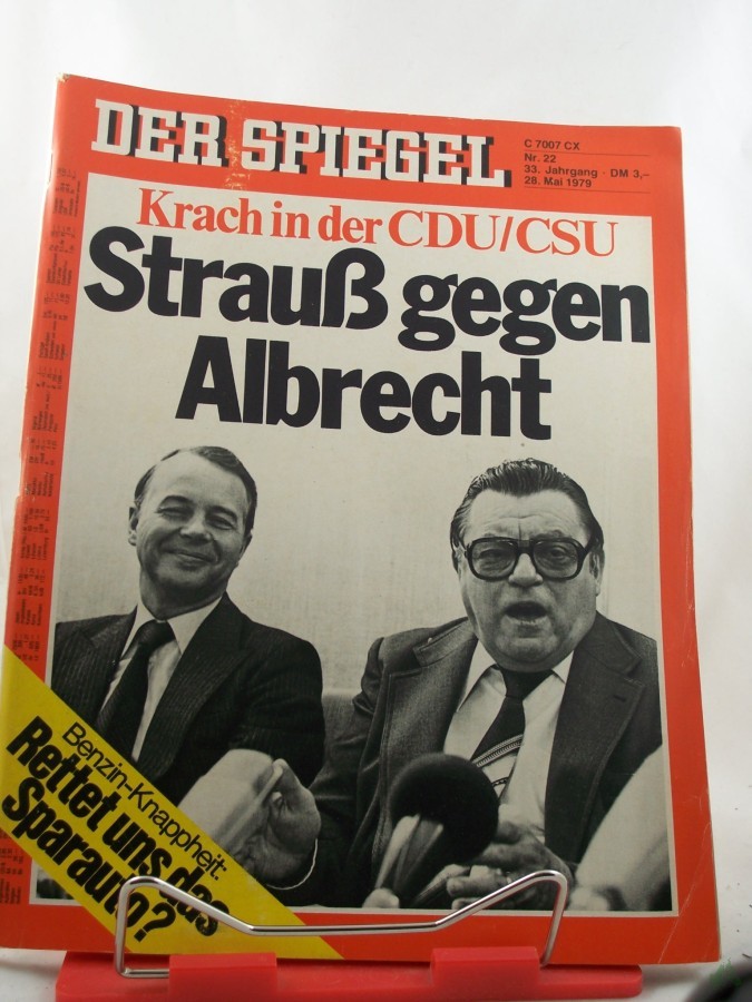 Artikelbild 1 des Artikels “22/1979, Strauß gegen Albrecht “
