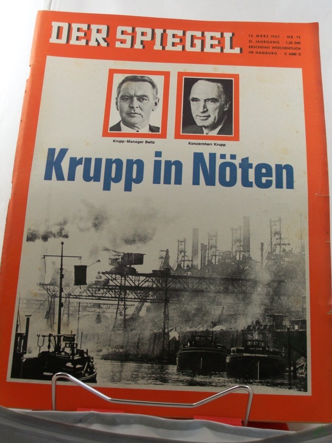 Artikelbild 1 des Artikels “12/1967, Krupp in Nöten “