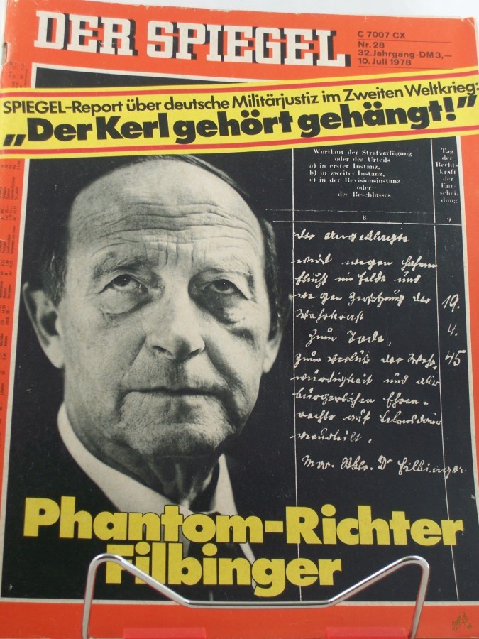 Artikelbild 1 des Artikels “28/1978, Phantom Richter Filbinger “