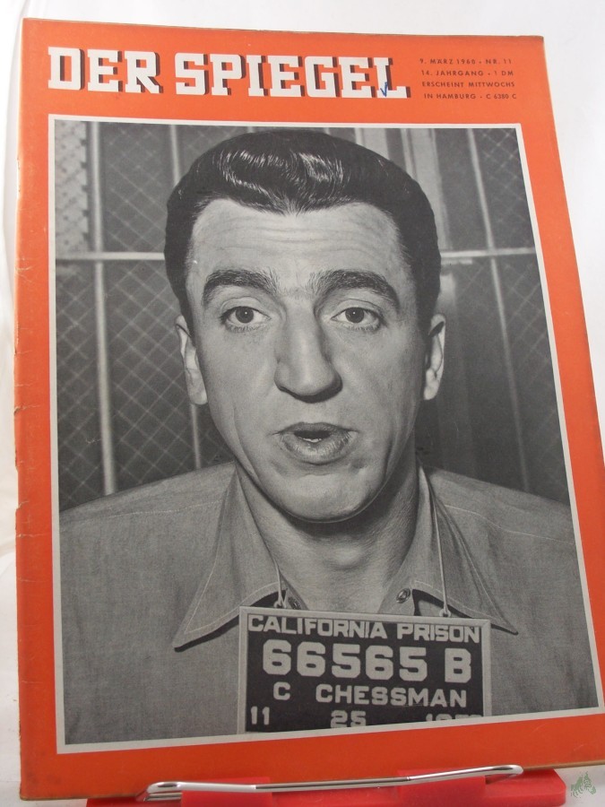 Product image 1 of the product “11/1960, CALIFORNIA PRISON 66565 B C CHESSMAN ”