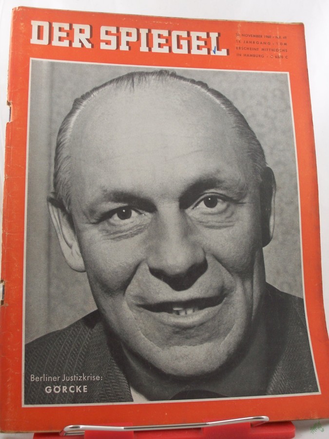 Product image 1 of the product “49/1960, Berliner Justizkrise: GÖRCKE ”