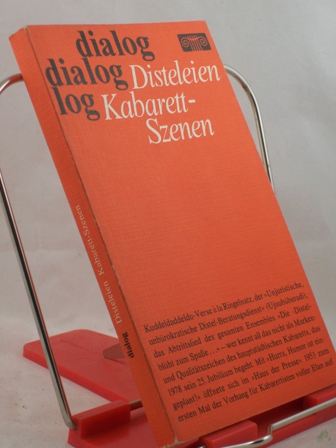 Product image 1 of the product “Disteleien : Kabarett-Szenen / Ausw.: Frauke Deißner-Jenssen. Vorbemerkung: Peter Ensikat. Collagen: Helmut Merten ”