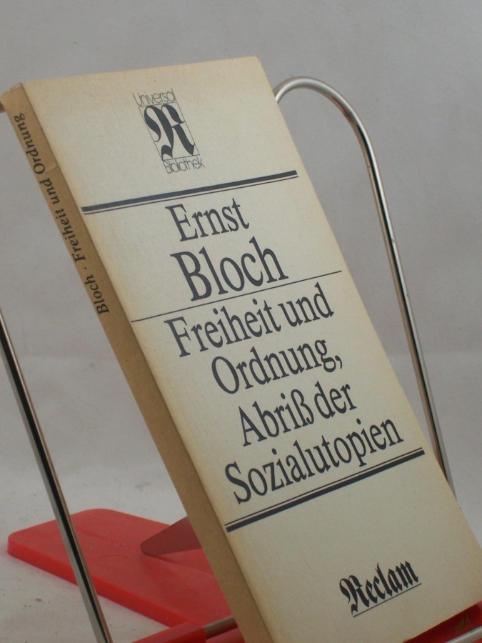 Product image 1 of the product “Freiheit und Ordnung, Abriss der Sozialutopien / Ernst Bloch ”