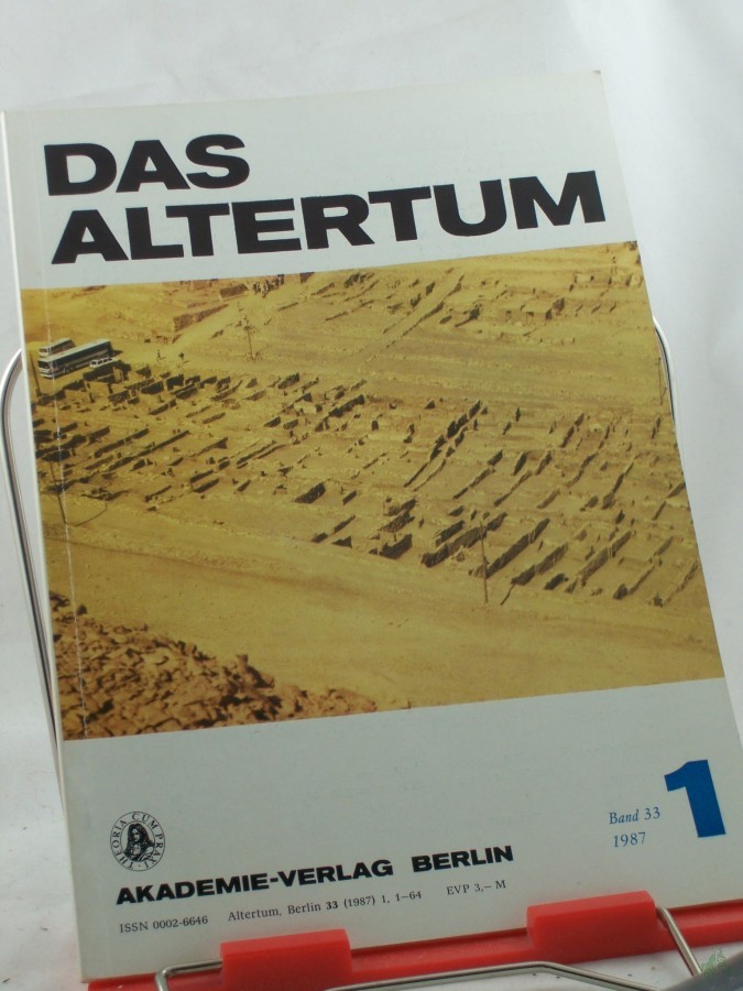 Product image 1 of the product “Das Altertum, Band 33, Heft 1, 1987 ”