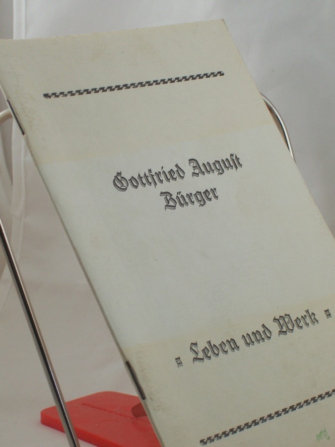 Product image 1 of the product “Leben und Werk Gottfried August Bürger ”