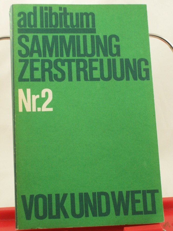 Artikelbild 1 des Artikels “Sammlung Zerstreung Nr. 2 “