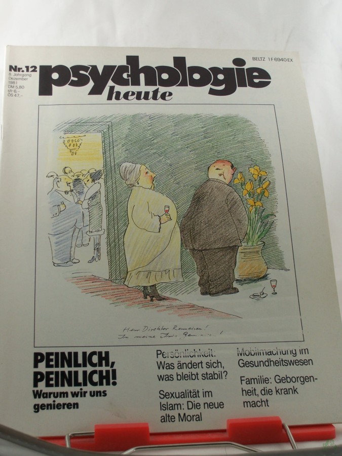 Artikelbild 1 des Artikels “12/1981, Peinlich peinlich warum wir uns genieren “