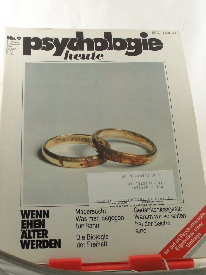 Product image 1 of the product “9/1982, Wenn Ehen älter werden ”