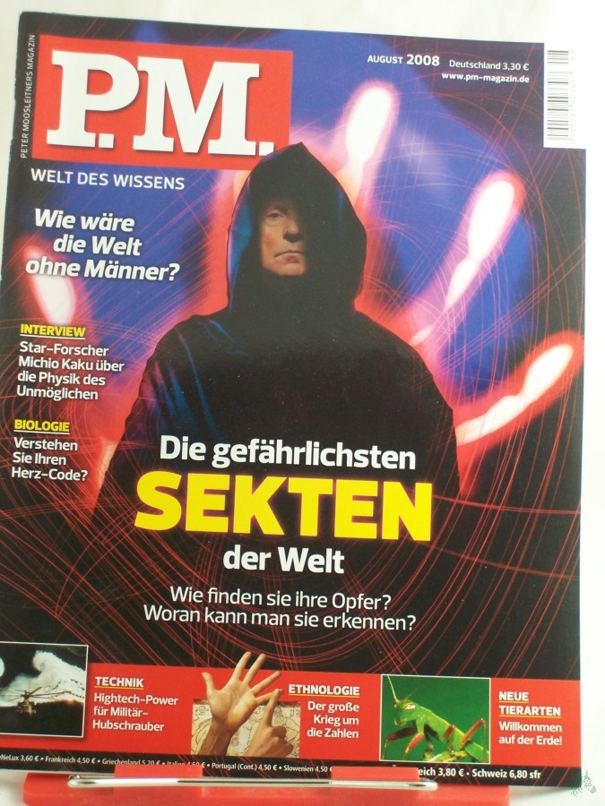 Artikelbild 1 des Artikels “8/2008, Die gefährlichsten Sekten der Welt, Wie finden sie Ihre Opfer woran kann man sie erkennen “