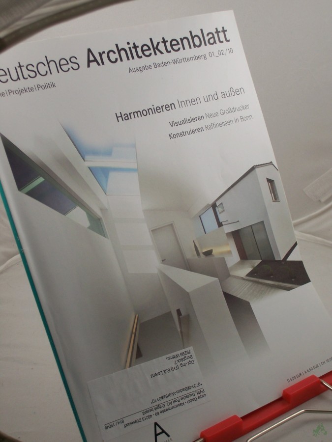 Artikelbild 1 des Artikels “1/2 2010, Harmonieren innen und außen “