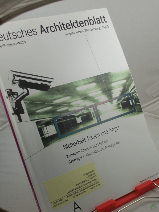 Artikelbild 1 des Artikels “9/2008 Sicherheit Bauen und Angst “