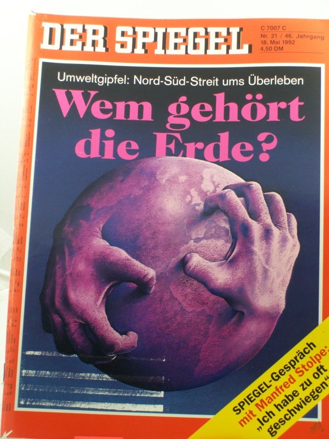 Artikelbild 1 des Artikels “21/1992, 18.Mai, Wem gehört die Erde “