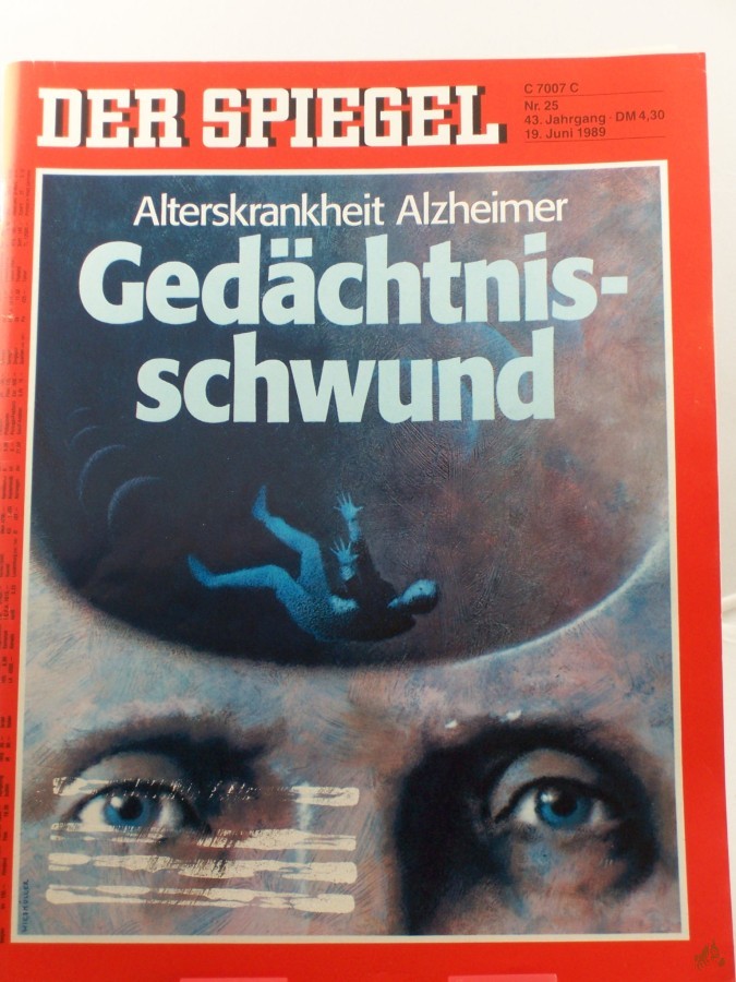 Product image 1 of the product “25/1989, 19. Juni, Gedächtnisschwund Alterskrankheit Alzheimer ”