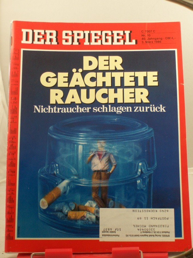 Artikelbild 1 des Artikels “10/1986, 3. März, Der geächtete Raucher “