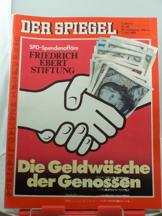 Artikelbild 1 des Artikels “28/1986, 7. Juli, Die Geldwäsche der Genossen “