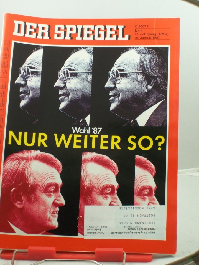Artikelbild 1 des Artikels “4/1987, 19. Januar, Nur weiter so? Wahl 1987 “