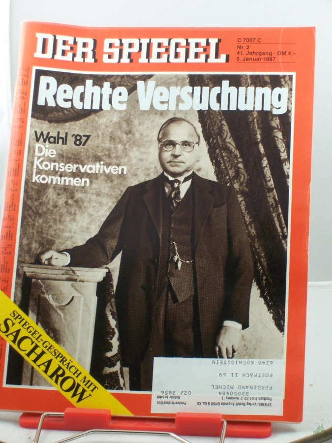 Artikelbild 1 des Artikels “2/1987, rechte Versuchung, die Konservativen kommen “