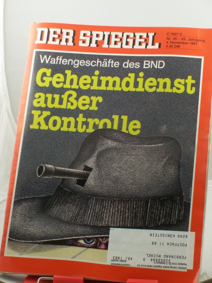 Artikelbild 1 des Artikels “45/1991, Geheimdienst außer Kontrolle “