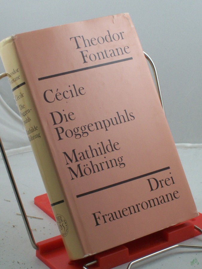 Artikelbild 1 des Artikels “Cecile : 3 Frauenromane / Theodor Fontane, Die Poggenpuhls, Mathilde Möhring “