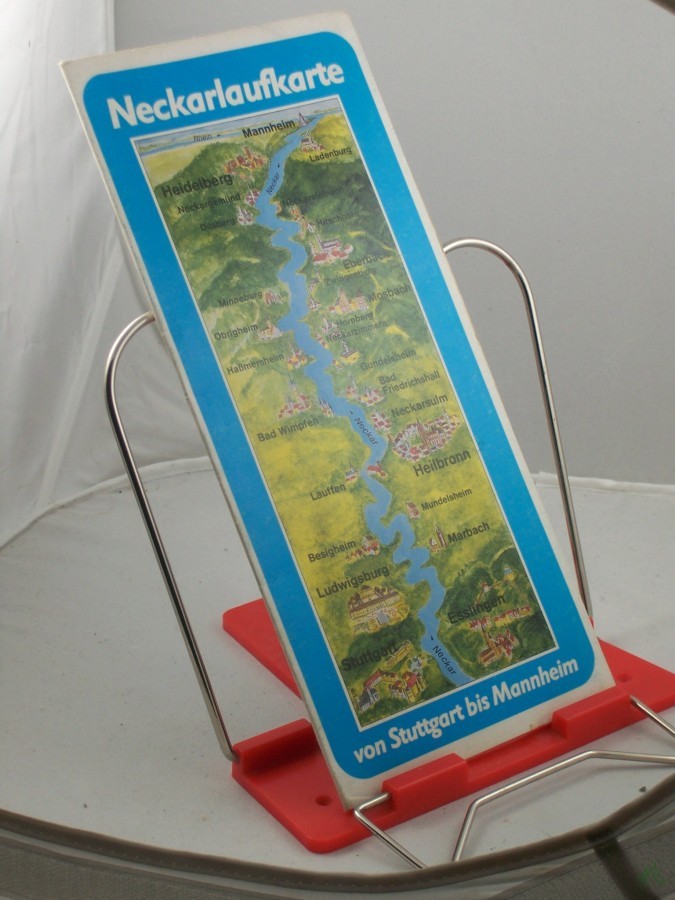 Product image 1 of the product “Neckarlaufkarte, von Stuttgart bis Mannheim ”