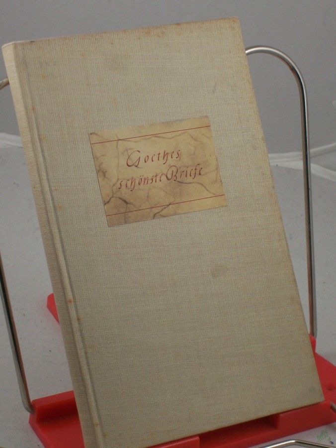 Artikelbild 1 des Artikels “Goethes schönste Briefe / Goethe “