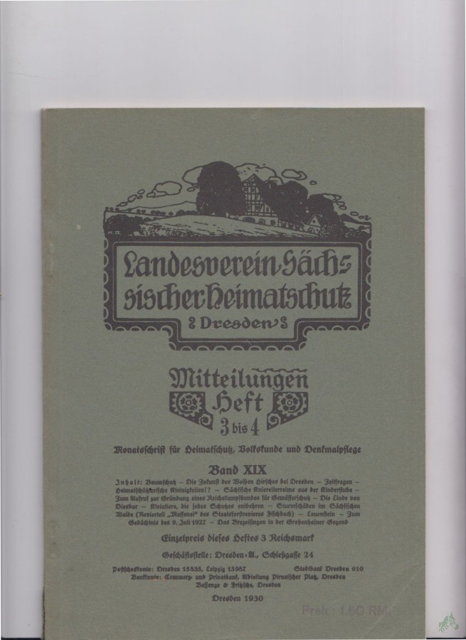 Artikelbild 1 des Artikels “Mitteilungen Heft 3/4, Band XIX “