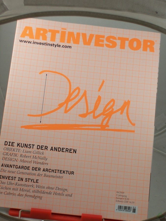 Artikelbild 1 des Artikels “6/2009, Die Kunst der anderen, Liam Gillick, Robert McNally, Marcel Wanders “