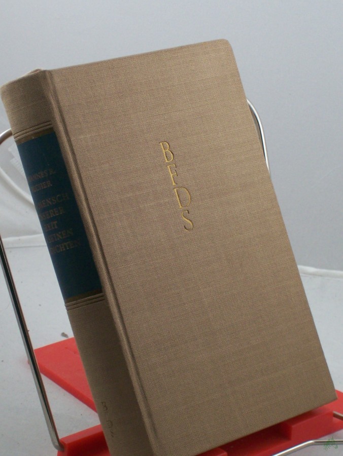 Artikelbild 1 des Artikels “Ein Mensch unsrer Zeit in seinen Gedichten 1911-1951 / Johannes R. Becher “