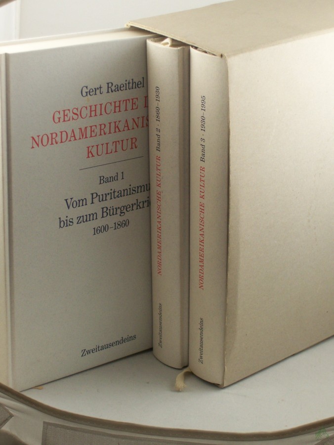 Artikelbild 1 des Artikels “Geschichte der nordamerikanischen Kultur, 3 Bände im Schuber “