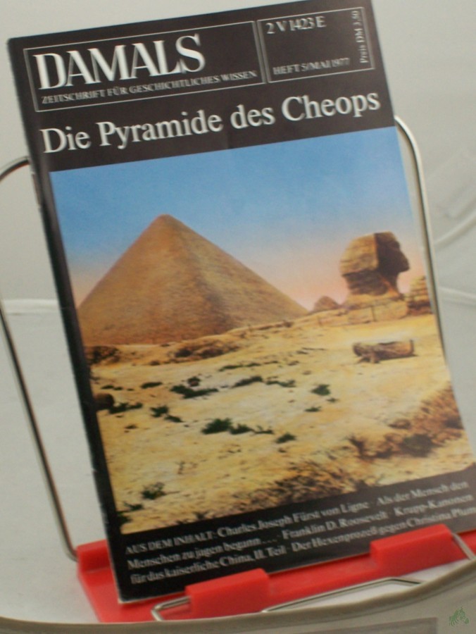 Artikelbild 1 des Artikels “5/1977, Die Pyramide des Cheops “