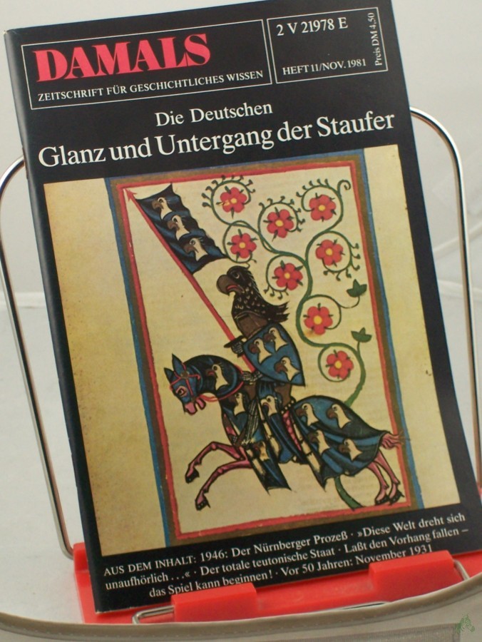 Artikelbild 1 des Artikels “11/1981, Glanz und Untergang der Staufer “