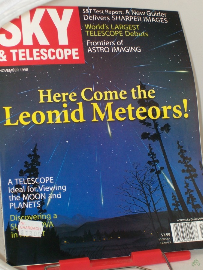 Artikelbild 1 des Artikels “11/1998, Here come the Leonid Meteors “