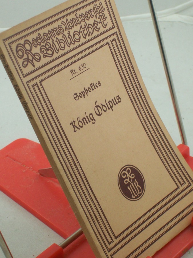 Product image 1 of the product “Sophokles Tragödien. Teil, König Ödipus. ”