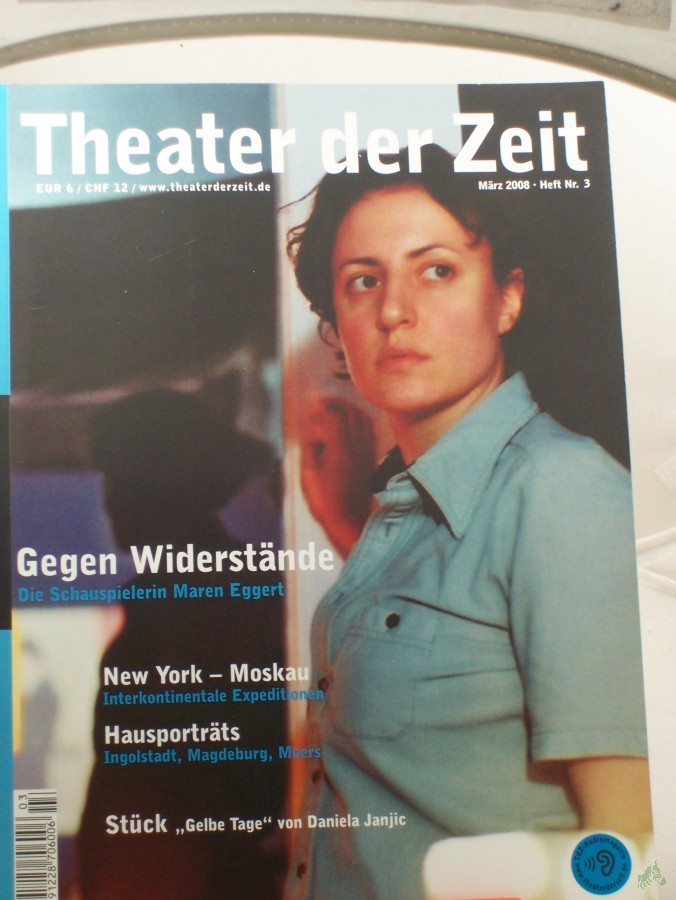 Product image 1 of the product “3/2008 Gegen Widerstände Die Schauspielerin Maren Eggert ”