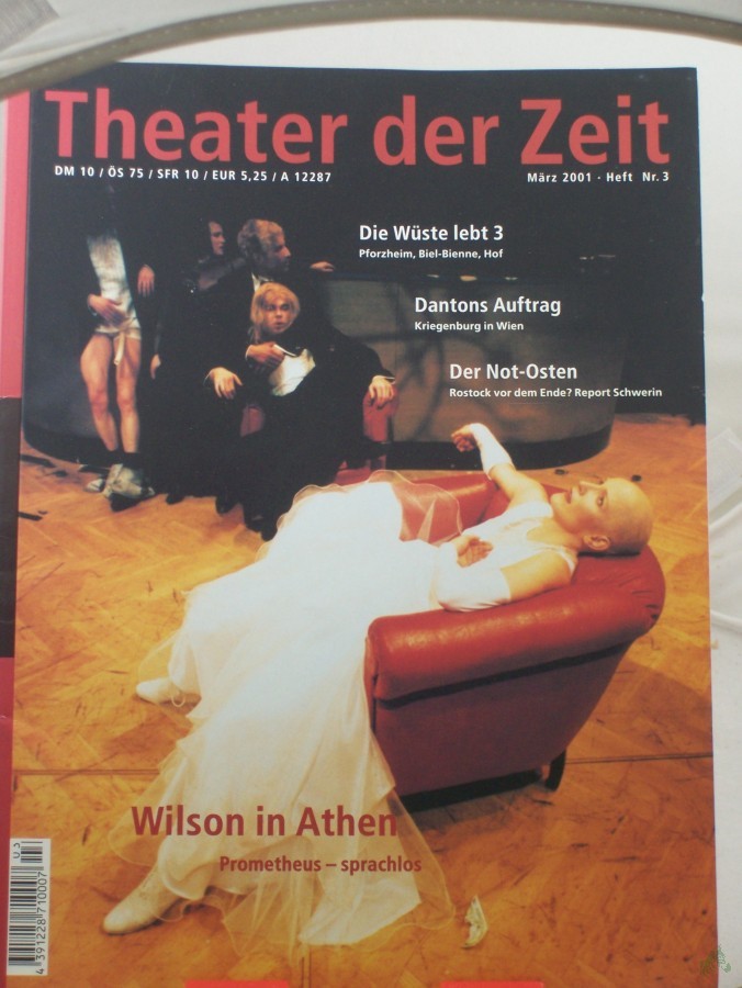 Product image 1 of the product “Heft 03/2001 Wilson in Athen Prometheus - sprachlos ”