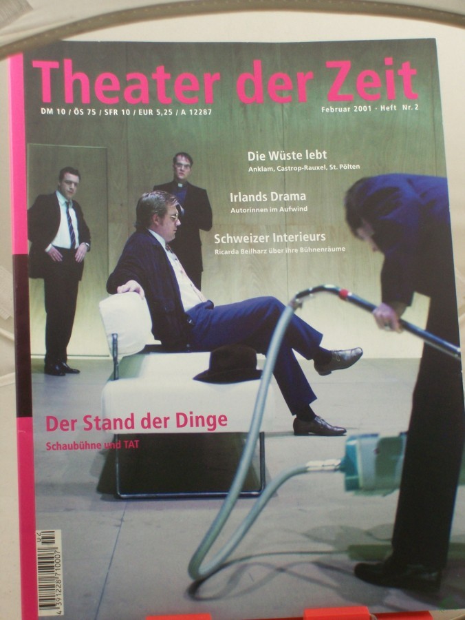 Product image 1 of the product “Heft 02/2001 Der Stand der Dinge Schaubühne und TAT ”