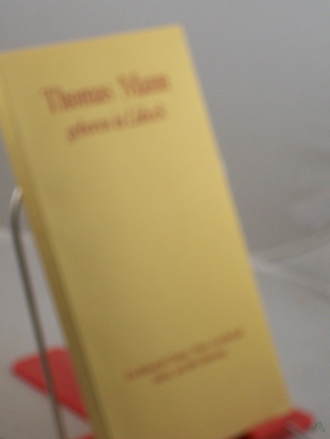 Artikelbild 1 des Artikels “Thomas Mann, geboren in Lübeck : zum 100. Geburtstag / hrsg. von Jan Herchenröder u. Ulrich Thoemmes f. d. Thomas-Mann-Ges. in Lübeck “
