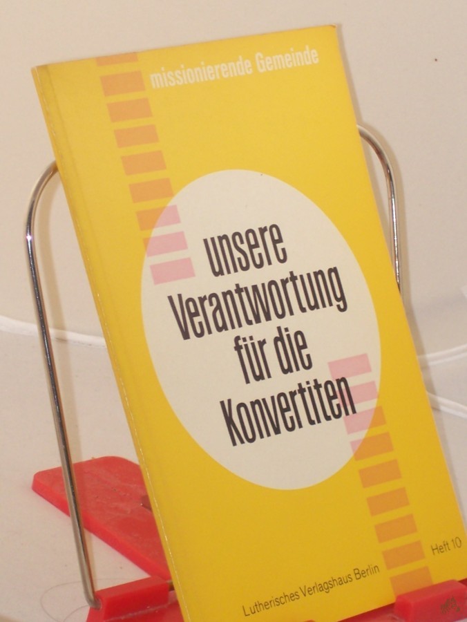 Product image 1 of the product “Unsere Verantwortung für die Konvertiten ”