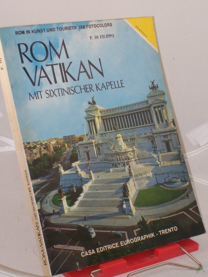 Artikelbild 1 des Artikels “Rom, Vatikan, Sixtinische Kapelle : in 200 Original-Farbphotos / P. Di Filippo “