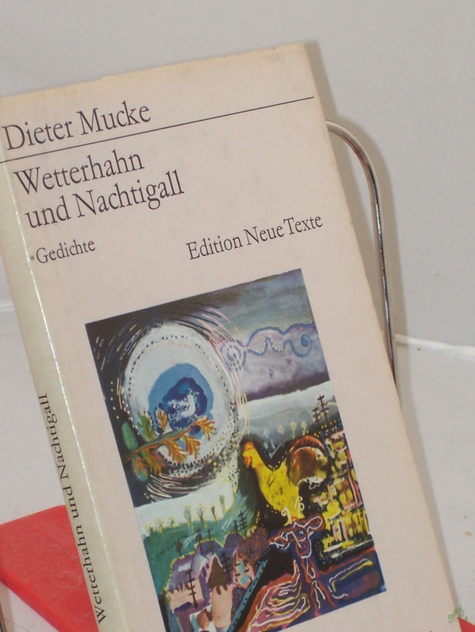 Artikelbild 1 des Artikels “Wetterhahn und Nachtigall : Gedichte / Dieter Mucke. Mit 3 Graphiken von Fotis Zaprasis “