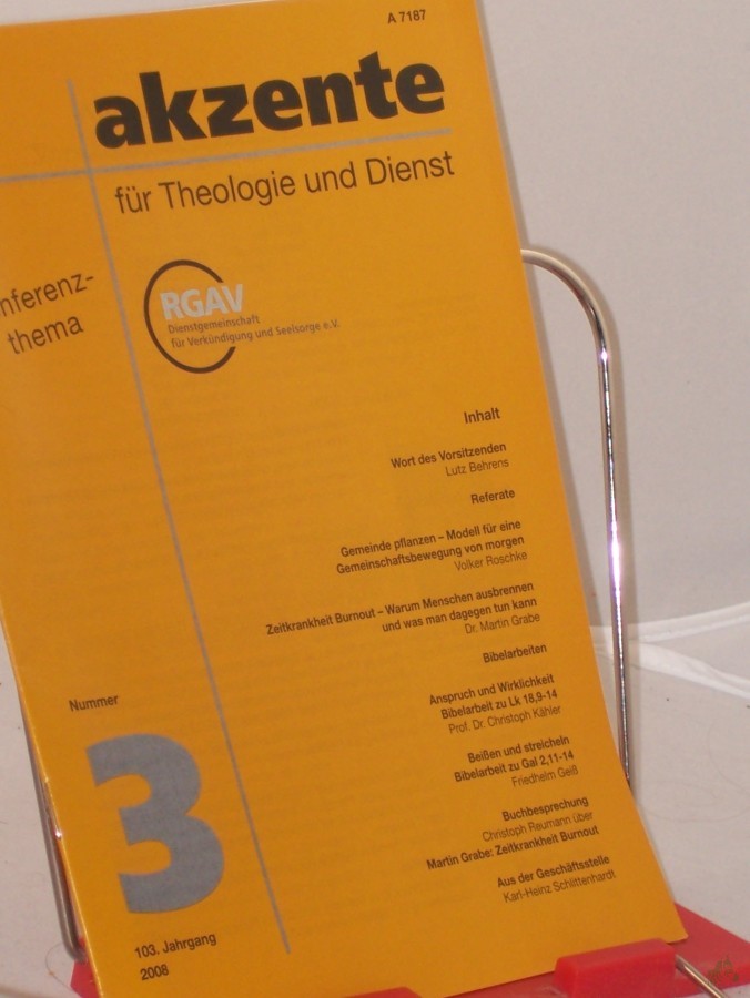 Artikelbild 1 des Artikels “3/2008, Konferenzthema “