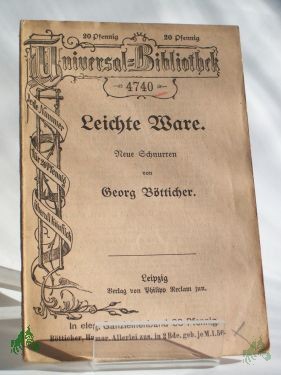 Artikelbild 1 des Artikels “Leichte Ware, Georg Bötticher “