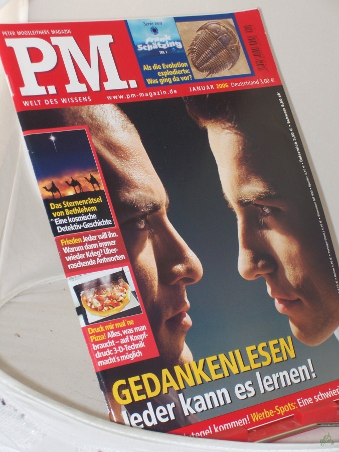 Artikelbild 1 des Artikels “1/2006, Gedankenlesen jeder kann es lernen “