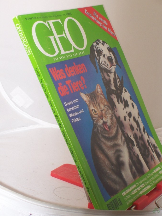 Product image 1 of the product “5/1996, Was denken die Tiere ”