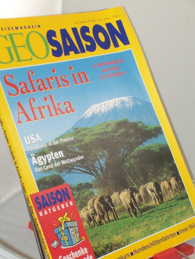 Product image 1 of the product “12/1996, Safaris in Afrika ”