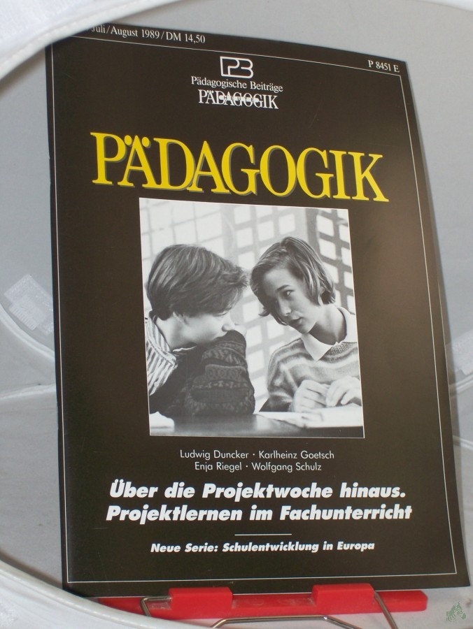 Artikelbild 1 des Artikels “7-8/1989, Über die Projektwoche hinaus. Projektlernen im Fachunterricht “